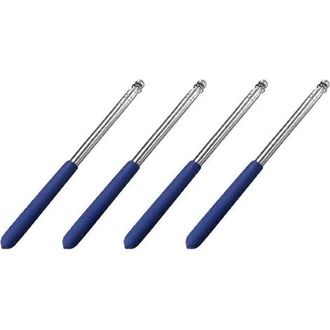Mât télescopique portatif, mât de drapeau de guide extensible en acier inoxydable pour guides touristiques et enseignants (pointeur B) (1/4)