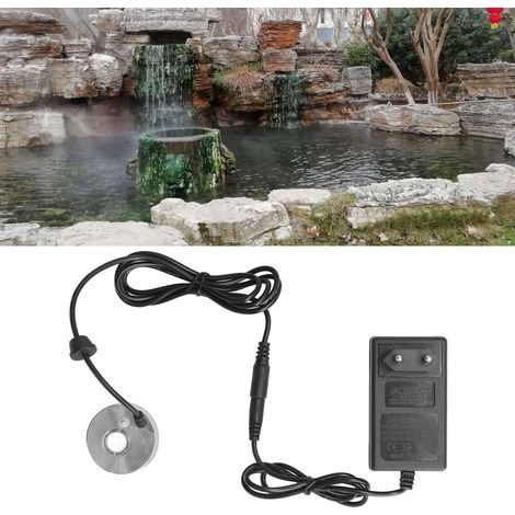 Ultrasonic fog machine made of aluminum alloy for fountains, ponds, aquariums and vases - EU plug 110-240V (1/5)