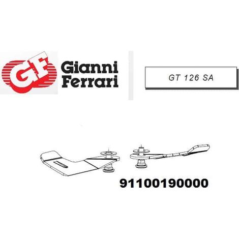 Set von 2 geraden Klingen Gianni Ferrari / Bieffebi