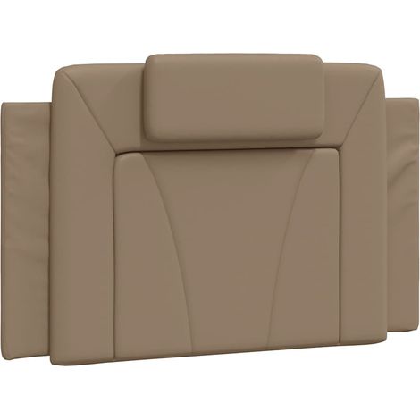 Maison Exclusive - Coussin de tête de lit Viana cappuccino 90 cm similicuir (1/5)