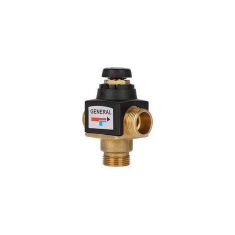 Mitigeur thermostatique de douche en laiton – Débit élevé – Système de sécurité anti-brûlure – Plage de température 35-60°C (1/5)
