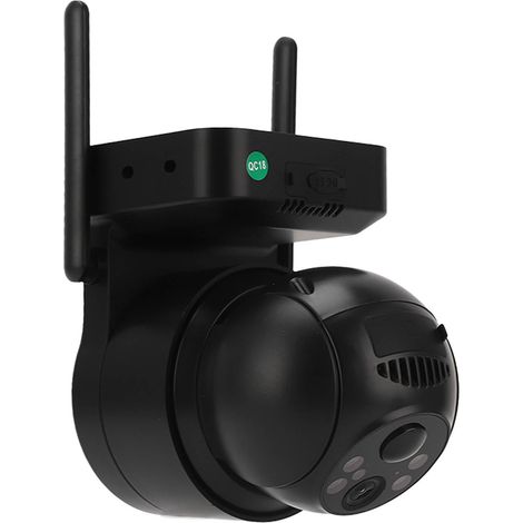 Caméra de surveillance extérieure solaire WiFi sans fil avec batterie et vision nocturne HD (1/5)