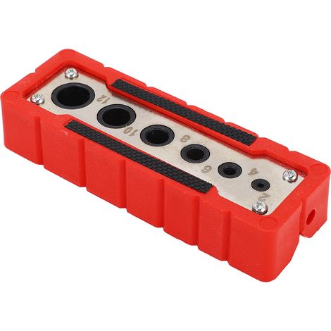 Perceuse Guide de Perçage 2-12mm Outillage Bois Gabarit de Percage Cheville (1/5)