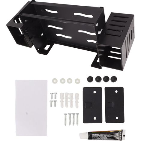Étagère à épices de cuisine, organisateur et rangement pour épices, 20 cm, sans trous, avec porte-baguettes et porte-cuillères. (1/5)
