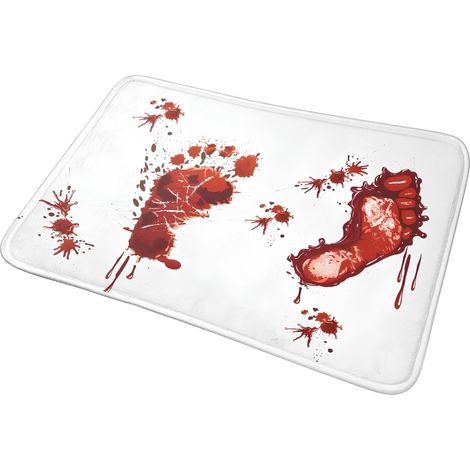 Alfombrilla antideslizante para baño con efecto visual de trazado, 60x40cm. (1/5)