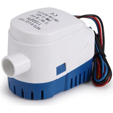 de pêche à la traîne électrique Pompe entièrement Automatique de cale 110 0GPH DC 12V Pompe à Eau électrique for camarades d'hydravion Submersibles Eau salée montée sur Tableau arrière (1/5)