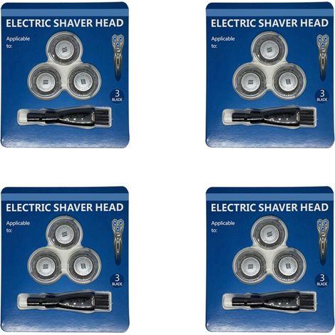 12 pezzi di testine di rasoio compatibili per serie 1000 2000 3000 S738 S510 S511 S512 S520 PT720 PT860 (1/4)
