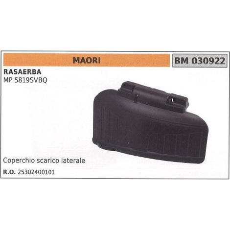 Coperchio scarico laterale MAORI rasaerba tosaerba tagliaerba MP 5819SVBQ 030922