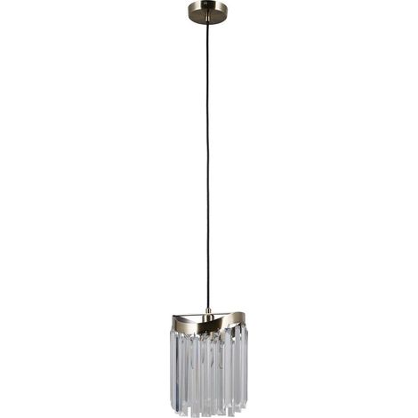 Italux Sabrig - Pendente Pendente Stilizzato Bronzo Antico 1 Luce, E14 (1/2)