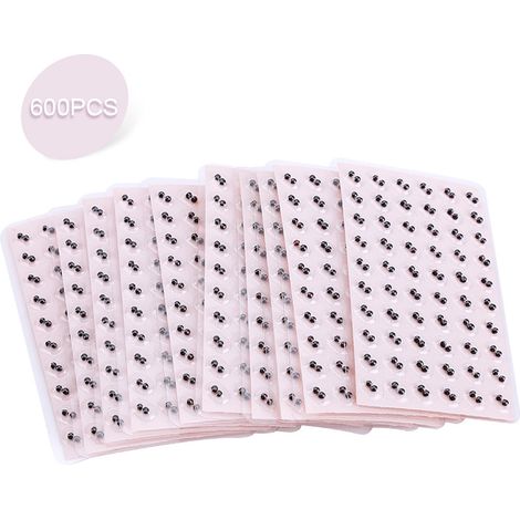600 pièces de graines de massage auriculaires pour acupuncture et thérapie par pression (1/5)
