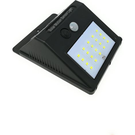 Faro Da 20 Led Con Pannello Solare E Sensore Di Movimento Faretto Crepuscolare