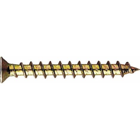 500 vis de réparation menuiserie PVC tête D. 7,5 mm PH2 4,8 x 25 mm bichromaté - P304825 - Index (1/2)