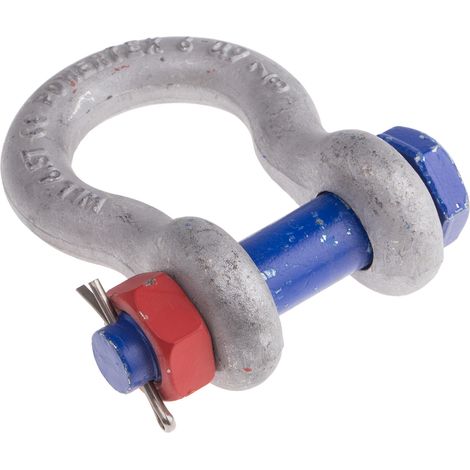 Manille en Acier Zingué, 6.5t ( Prix pour 1 ) (1/2)