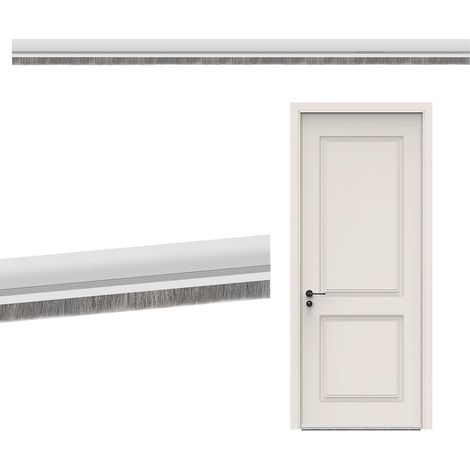 Entrance Door Draught Excluder Cold Insulation Bottom Door Entrance Door Draught Excluder Insulation Door Seal for Interior and Front Doors (White) (1/5)