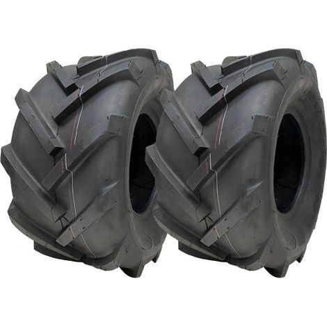 18x9.50-8 Centro Abierto, Suela, Motoazada, Neumáticos de Plante Industrial - Juego de 2 (1/4)