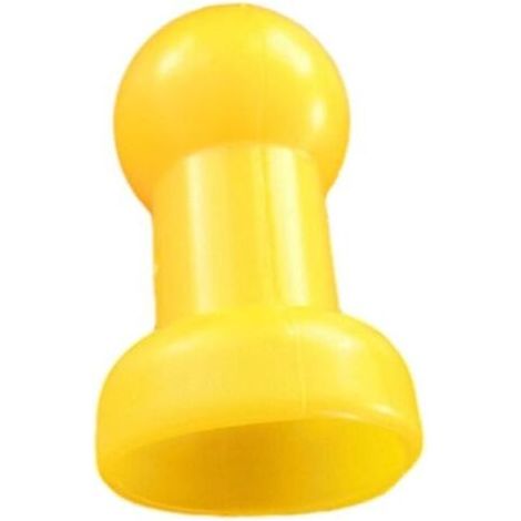 FENOPLASTICALot de 8 Embouts de Trampoline - Capuchon D'extrémité de Trampoline diamètre 25 Mm Embouts de Protection pour Barres de Filet de Trampoline (1/4)