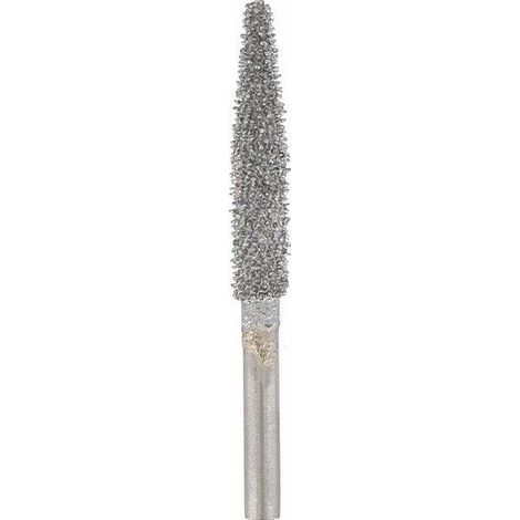 DREMEL Fresa in metallo duro strutturato 6,4 mm conica a lancia (9931) DREMEL