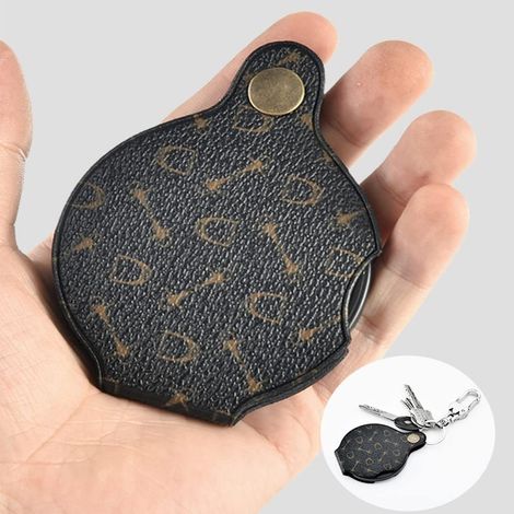 Nuova lente d'ingrandimento portatile pieghevole - Ausilio alla lettura 15X - Diametro 70 mm - Lente d'ingrandimento tascabile