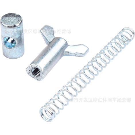 Compatible with Honda RANCHER 350 ATC 95015-32001 rear brake cable adjustment screw and spring (1/5)