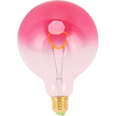 Ampoule décorative LED professionnelle, à intensité variable, culot à vis E27, veilleuse d'ambiance, rose dégradé, 220-240V (1/5)