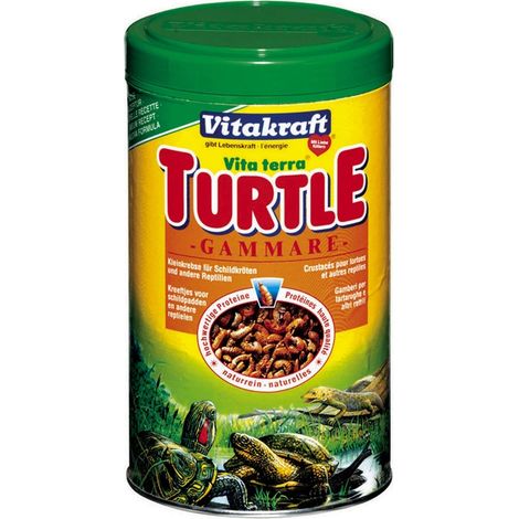 turtle gammare, mangime per tartarughe