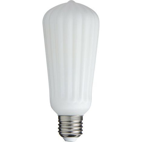 LED-Edison-Glühbirne mit Filament-Design, milchglasartig, E27-Fassung, 10 W (entspricht 75 W), 1055 lm, warmweißes Licht 2700 K, ideal für Kronleuchter, Pendelleuchten und Wandlampen – keine Marke (1/5)