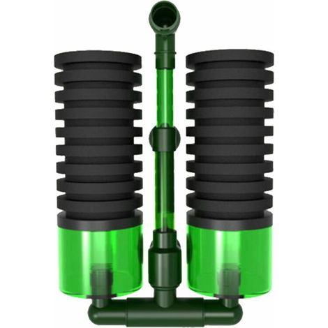 Le filtre pour aquarium Life comprend 2 éponges, 1 support d'éponge, 2 ventouses et 2 compartiments pour les masses filtrantes. Il convient pour... (1/5)