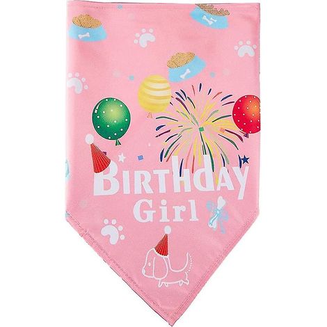 Bandana d'anniversaire ajustable et lavable pour chien, pour des fêtes joyeuses (1/5)