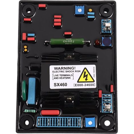AVR SX460-A SX 460-A 460 avec Condensateur Rouge, Colle Souple Meilleure Qualité Accessoires RéGulateur de Tension Automatique pour GéNéRateur