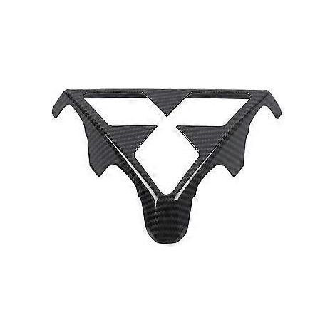 Frontgrill-Mittelteil-Logo-Rahmen-Zierleistenaufkleber für Ford Eclipse 2018/2019, Carbonfaser