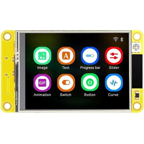 Carte de développement LVGL ESP32 Wi-Fi et Bluetooth, module LCD TFT capacitif 2,4 pouces (sans écran tactile). (1/4)