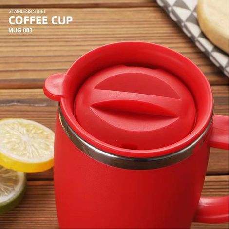 Tasse Thermique - Acier Inoxydable 304 - 500 ml - Pour Café Thé Voyage - Usage Quotidien - 1 Pièce (1/5)