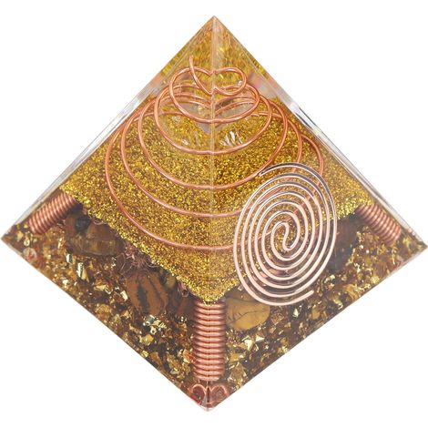 Pyramide de 6 cm comme décoration de table, générateur d'énergie positive pour réduire le stress et favoriser la méditation (1/5)
