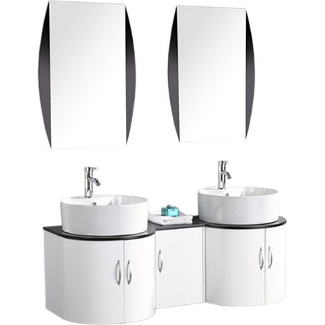 Meuble de Salle de Bain 138 cm Lavabo inclus – Eloise (1/5)