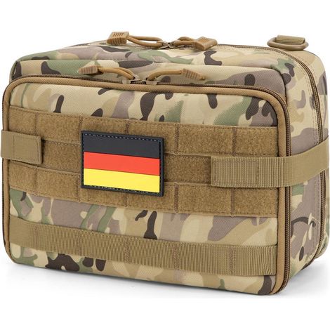 Sac tactique Molle grand, imperméable, nylon 900D, Khaki-CP