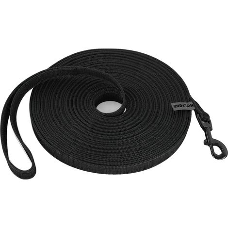 Correa para perros, fibra resistente, diseño ligero, 3M, LS negra (1/2)