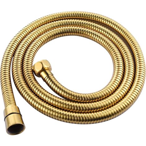 Tuyau D'eau Pressurisé Universel Grand Diamètre Pour Pommeau De Douche, Raccord De Pommeau De Douche, Accessoire De Sortie D'eau À Haut Débit (1,5 M) (1/5)