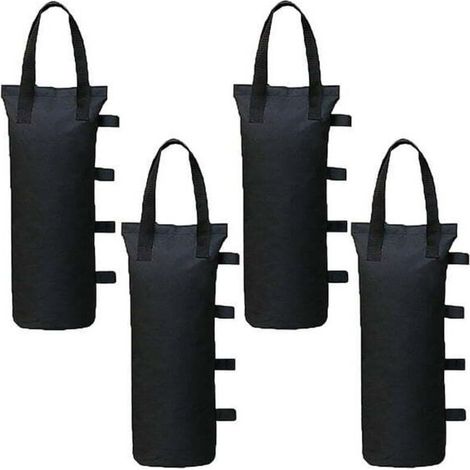 Lot de 4 Poids de Gazebo pour Tonnelle et Pavillon, Sac de Lestage Sable pour Jambes, Tentes Pare-Soleil, Parasol (1/5)