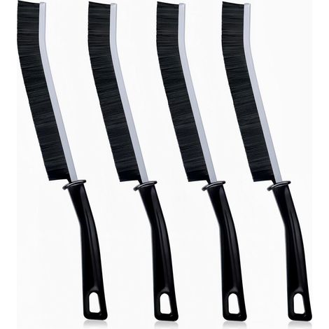 4 Pièces Brosse de Nettoyage des Interstices, Brosses de Nettoyage, Brosse Joint Carrelage, pour Porte,Fenêtre, Rail de Cuisine (1/5)