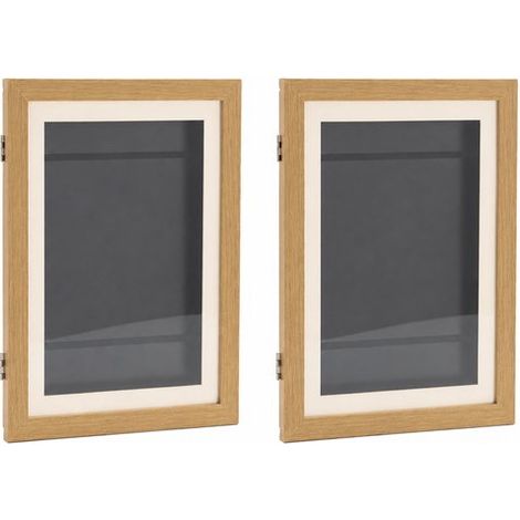 Marco intercambiable para fotos de dibujos infantiles, arte exquisito, tamaño A4 (33 x 24,5 x 2,51 cm), color madera, regalo para el Día de la Madre. (1/4)