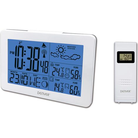 Denver Wetterstation mit Außensensor WS-530 Weiß