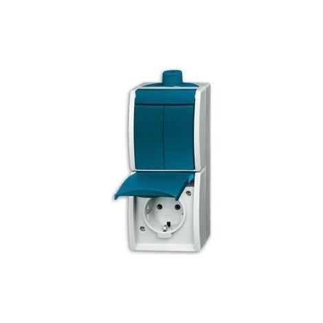 Busch-Jaeger Kombination Steckd.+Se.schalter 2601/5/20EW-53-503 (1/5)