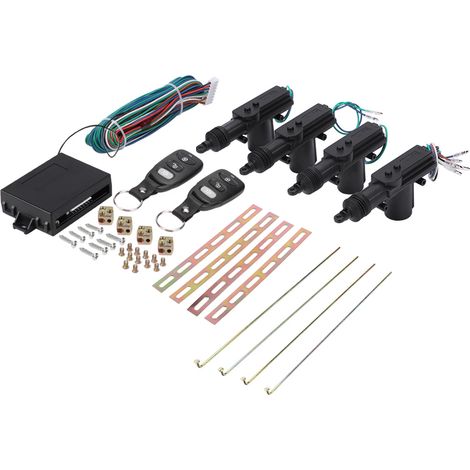 Télécommande de voiture 4 portes - Système de verrouillage centralisé électrique - Sécurité sans clé auto-verrouillant kit (1/5)