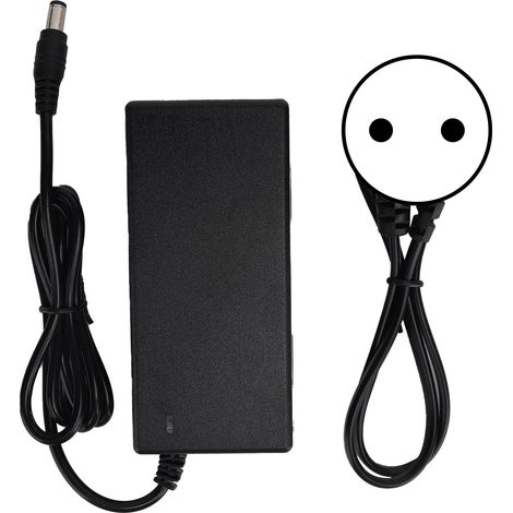 Adaptateur secteur 42V 2A DC 5.5mm mâle pour batterie lithium-ion 36V – Entrée AC 100-240V 50/60Hz, prise UE (1/5)