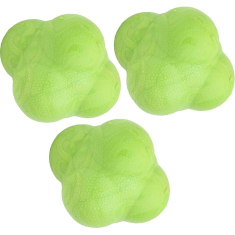 Balles d'entraînement TPR hexagonales pour améliorer coordination et réflexes, équipement sportif, couleur verte (1/5)
