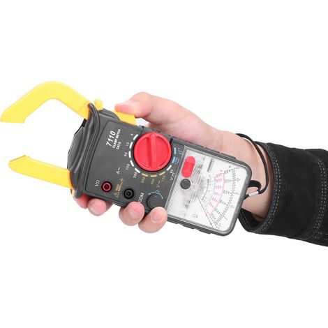 Pince multimètre, testeur analogique portatif précis de tension et de courant, instrument électrique 7110