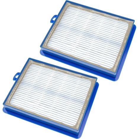 vhbw Set de 2x filtro aspiradora compatible con Electrolux Ergospace, Excellio, S-Bag, Twinclean aspiradora - Filtro HEPA fibra de vidrio