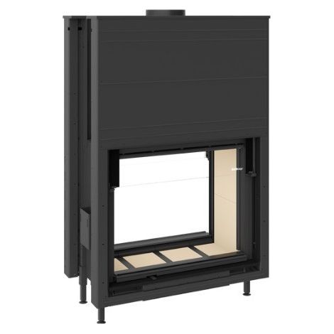 Insert cheminée à bois KFD Linea DF V 1190 3.0, 20 kW double vitre (1/5)