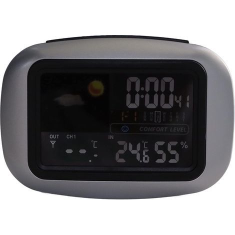 Weather Station Thermometer, Color Display Weather Thermometer Hygrometer for Greenhouse Office Homes (1/5)