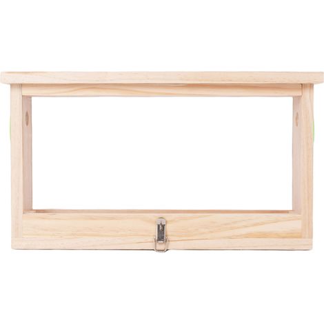 Boîte d'élevage d'abeilles double face avec panneau acrylique, ruche en bois ventilée, matériel apicole. (1/5)